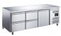Preview: SARO Kühltisch mit 1 Tür und 2x 2er Schubladenset, Modell EGN 3140 TN