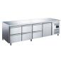 Preview: SARO Kühltisch mit 1 Tür und 3x 2er Schubladenset, Modell EGN 4160 TN