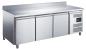 Preview: SARO Kühltisch mit 3 Türen und Aufkantung, Modell EGN 3200 TN