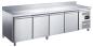 Preview: SARO Kühltisch mit 4 Türen und Aufkantung, Modell EGN 4200 TN