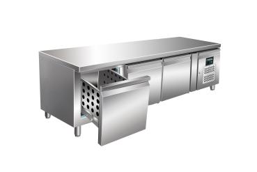 SARO Unterbaukühltisch mit 3 Schubladen, Modell UGN 3100 TN-3S