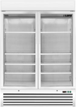 SARO Tiefkühlschrank mit 2 Glastüren, Modell D 920 - weiß