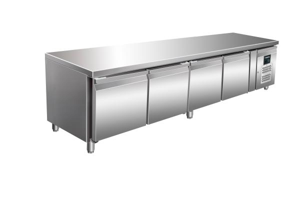 SARO Unterbaukühltisch mit 4 Türen, Modell UGN 4100 TN