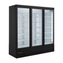 SARO Kühlschrank mit 3 Glastüren - schwarz/weiß, Modell GTK 1530