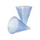 5x1000 Spitzbecher, PP 115 ml Ø 7,03 cm · 9,5 cm blau Blue Cone